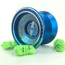 Beboo Professional Bearing L1 YoYo + 3 Strings + 1 Glove + 1 Bearing Blue