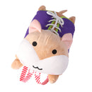 Kid Basic Life Skills Learning Toys Plush Hamster Doll Learn to Zip Button Snap Lace Threading Shoes Educational Toy Brown