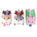 Kid Basic Life Skills Learning Toys Plush Hamster Doll Learn to Zip Button Snap Lace Threading Shoes Educational Toy Brown