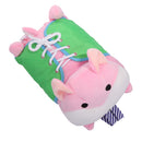 Kid Basic Life Skills Learning Toys Plush Hamster Doll Learn to Zip Button Snap Lace Threading Shoes Educational Toy Pink