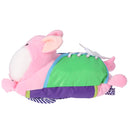 Kid Basic Life Skills Learning Toys Plush Hamster Doll Learn to Zip Button Snap Lace Threading Shoes Educational Toy Pink