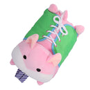 Kid Basic Life Skills Learning Toys Plush Hamster Doll Learn to Zip Button Snap Lace Threading Shoes Educational Toy Pink