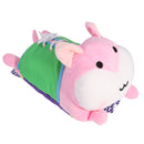 Kid Basic Life Skills Learning Toys Plush Hamster Doll Learn to Zip Button Snap Lace Threading Shoes Educational Toy Pink