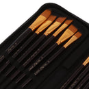 Set Of Assorted Size Artist Paint Brushes Kids Children Educational Oil Painting Supplies Craft Lovers Gift