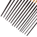 Set Of Assorted Size Artist Paint Brushes Kids Children Educational Oil Painting Supplies Craft Lovers Gift