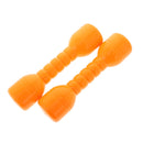 Kids Hand Eye Coordination Developmental Plastic Dumbbells With Sound Home Fitness Exercise Kids Toys Gift 1 Pair Yellow