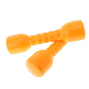 Kids Hand Eye Coordination Developmental Plastic Dumbbells With Sound Home Fitness Exercise Kids Toys Gift 1 Pair Yellow