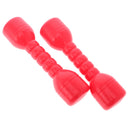 Kids Hand Eye Coordination Developmental Plastic Dumbbells With Sound Home Fitness Exercise Kids Toys Gift 1 Pair Red