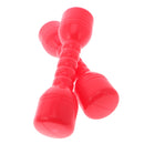 Kids Hand Eye Coordination Developmental Plastic Dumbbells With Sound Home Fitness Exercise Kids Toys Gift 1 Pair Red