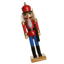 Handpainted Standing Wooden Nutcracker Soldier Nut Cracker Christmas Ornament Home Decoration Collectibles Gift