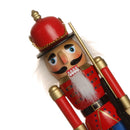 Handpainted Standing Wooden Nutcracker Soldier Nut Cracker Christmas Ornament Home Decoration Collectibles Gift