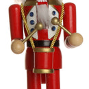 Handpainted Wooden Drummer Nutcracker Nut Cracker Christmas Ornament Party Decor Accessories Collectibles Gift