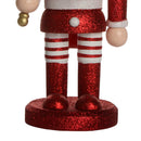 Handpainted Wooden Red Nutcracker Santa Claus Nut Cracker Xmas Ornament