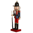 Multicolored Handpainted Standing Wooden Nutcracker Soldier Christmas Ornament Party Supplies Collectibles