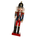 Multicolored Handpainted Standing Wooden Nutcracker Soldier Christmas Ornament Party Supplies Collectibles