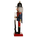 Multicolored Handpainted Standing Wooden Nutcracker Soldier Christmas Ornament Party Supplies Collectibles