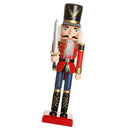 Handpainted Standing Wooden Nutcracker Soldier Christmas Ornament Home Decoration Collectibles Birthday Gift