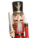 Handpainted Standing Wooden Nutcracker Soldier Christmas Ornament Home Decoration Collectibles Birthday Gift