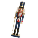 Handpainted Wooden Nutcracker Soldier Nut Cracker Christmas Ornament Home Table Standing Decor Collectibles Gift