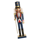 Handpainted Wooden Nutcracker Soldier Nut Cracker Christmas Ornament Home Table Standing Decor Collectibles Gift