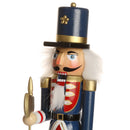 Handpainted Wooden Nutcracker Soldier Nut Cracker Christmas Ornament Home Table Standing Decor Collectibles Gift