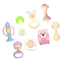 8PCS/SET Baby Rattles Teether Toy Baby Newborn Toddler Infant Developmental Toys Multi-Color A