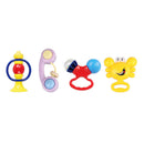 12pcs/set Baby Rattles Teether Set Plastic Developmental Baby Toys for Infants
