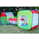 Folding Pop Up 3-in-1 Tunnel Ball Pit Play Tent Kid Indoor Outdoor Beach Toy
