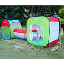 Folding Pop Up 3-in-1 Tunnel Ball Pit Play Tent Kid Indoor Outdoor Beach Toy
