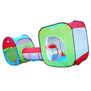 Folding Pop Up 3-in-1 Tunnel Ball Pit Play Tent Kid Indoor Outdoor Beach Toy