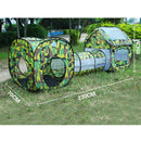 Portable Folding 3-in-1 Pop Up Tunnel Playhouse Ball Pit Tent Toy Kids Indoor Outdoor Toy Summer Camping Fun