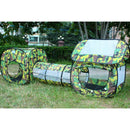 Portable Folding 3-in-1 Pop Up Tunnel Playhouse Ball Pit Tent Toy Kids Indoor Outdoor Toy Summer Camping Fun