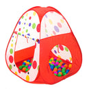 Portable Kids 3-in-1 Colorful Dotted Tunnel Playhouse Ball Pool Ball Pit Tent Summer Indoor Outdoor Play Fun Toy