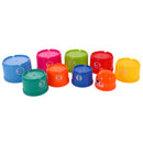 Magicdeal 1 Set of Bath Bathtub Toys Plastic Folding Stacking Baby Kids Developmental Bathing Toys Gift