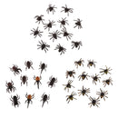 Pack 12PCS PVC Simulated Spider Figure Fake Insect Model Childrens Toy-TypeA