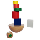 Kids Colorful Wood Balancing Game Set Stacking Toys Developmental Baby Toys 8 Pieces / Set