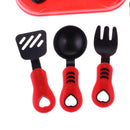13 Pieces Plastic Simulation Kitchen Cookware Set Toy Kitchen Utensils Tools