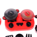 13 Pieces Plastic Simulation Kitchen Cookware Set Toy Kitchen Utensils Tools