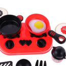 13 Pieces Plastic Simulation Kitchen Cookware Set Toy Kitchen Utensils Tools