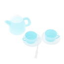 54 Pieces Plastic Birthday Cake Food Cutting Set Kids Pretend Play Toys