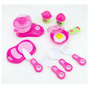 Set of 13pcs Plastic Cookware Kits Kids Kitchen Pretend Cooking Role Play Toy Games Accessories Kids Gift