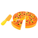 6pcs Simulation Pizza Slices Fast Food Cutting Kids Pretend Role Play Toy