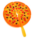 6pcs Simulation Pizza Slices Fast Food Cutting Kids Pretend Role Play Toy