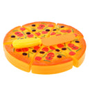 6pcs Simulation Pizza Slices Fast Food Cutting Kids Pretend Role Play Toy