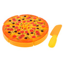 6pcs Simulation Pizza Slices Fast Food Cutting Kids Pretend Role Play Toy
