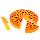 6pcs Simulation Pizza Slices Fast Food Cutting Kids Pretend Role Play Toy