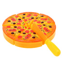 6pcs Simulation Pizza Slices Fast Food Cutting Kids Pretend Role Play Toy