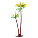 Plastic Artificial Coconut Palm Model Tree Model Sand Scene Prop 15cm Height