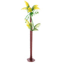 Plastic Artificial Coconut Palm Model Tree Model Sand Scene Prop 15cm Height