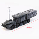 1/72 Plastic Model Truck Vehicles Toy Kids Toy Collection Blue Radar